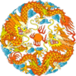 矢量彩色龙纹_8