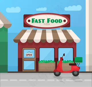 披萨快餐商铺