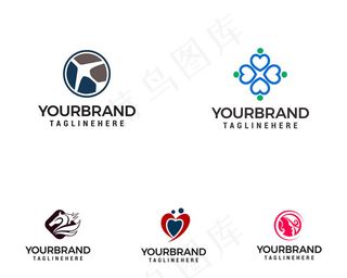 马头与人形标志