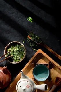 清新茶韵背景 清新茶韵背景