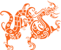 矢量彩色龙纹_18ai矢量模版下载