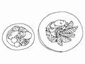 美食佳肴_798ai矢量模版下载