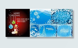 圣诞节插图背景,背景元素