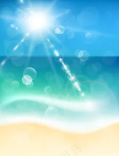 闪耀抽象风景背景