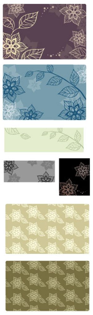 韩国花纹背景_241,背景元素