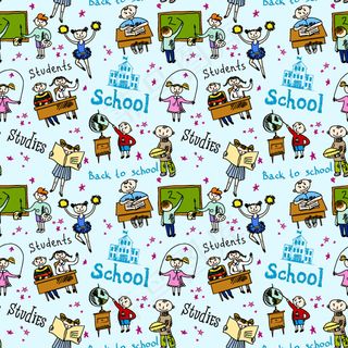 活力校园无缝背景