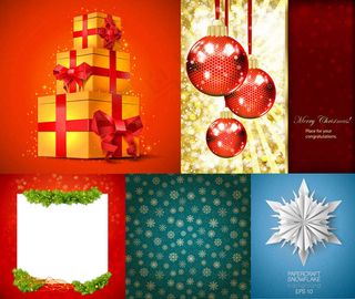 圣诞球与礼物盒