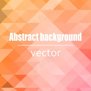 橙色多边形背景