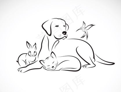 小动物矢量,免抠元素