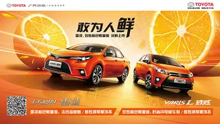 敢为人鲜汽车广告