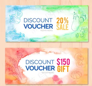 彩绘蔬菜礼品券