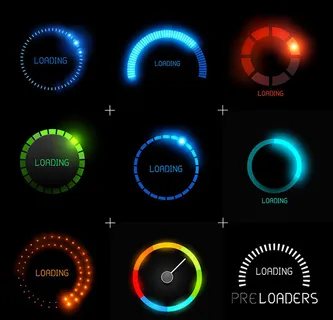 发光缓冲进度条