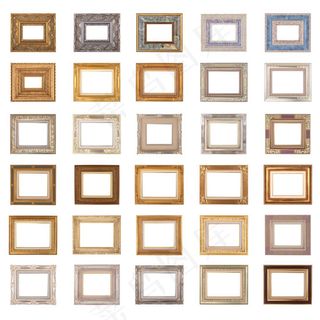 欧式典雅金色画框