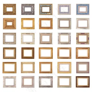 欧式典雅金色画框