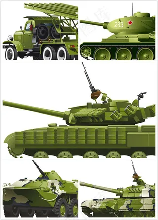 军事机械矢量