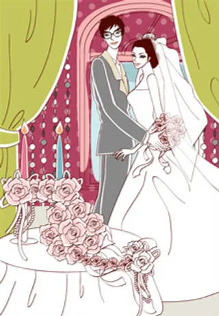 甜蜜婚姻矢量_84