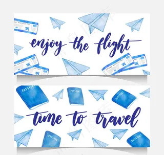 蓝色旅行banner