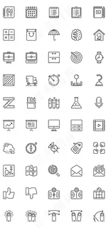 线性图标设计,免抠元素