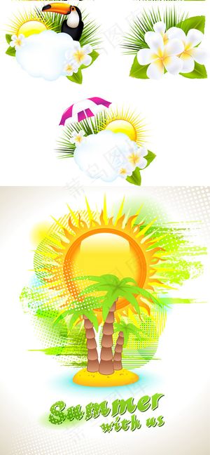 夏季风景卡片 夏季风景卡片