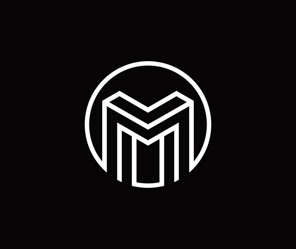 线条字母logo