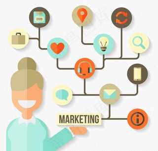 市场营销元素图标,免抠元素