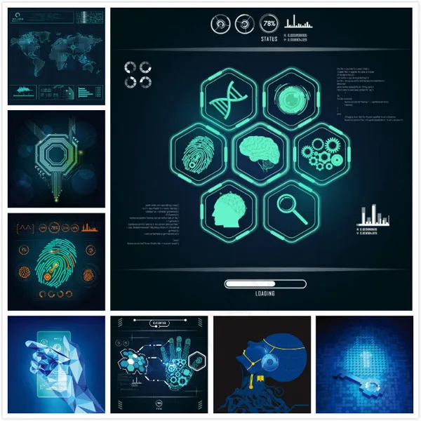 科技矢量eps,ai矢量模版下载