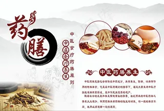 中医药膳宣传海报