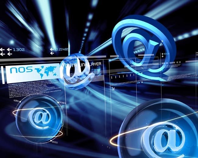 网络科技,背景元素