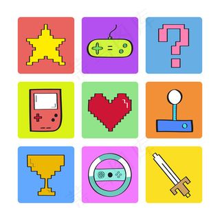 数码游戏元素图标,免抠元素