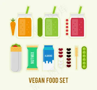 扁平化素食食品