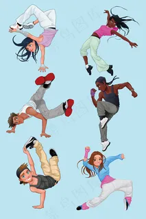 街舞动作素材 街舞动作素材