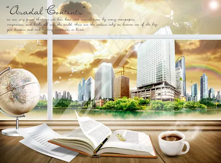 桌面与窗外风景 桌面与窗外风景