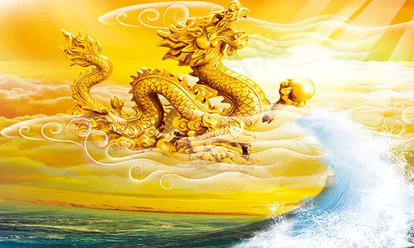 金龙艺术画(1772X1063(DPI:90))psd模版下载