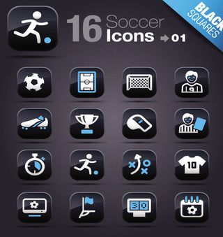 足球比赛图标,免抠元素