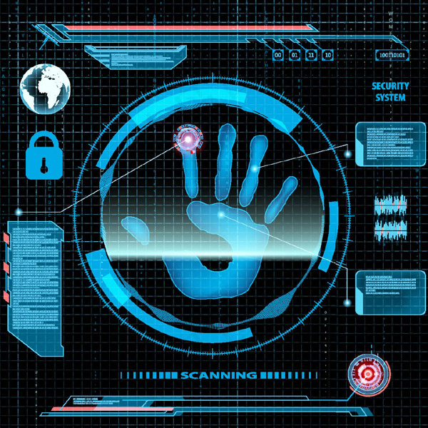 手掌扫描HUD技术