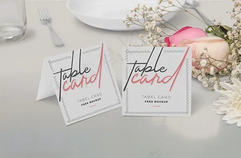 婚礼祝福贺卡样机