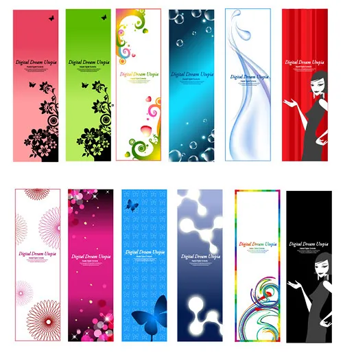 时尚花纹BANNER-7ai矢量模版下载