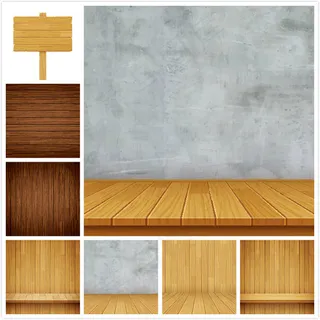 木板展台背景