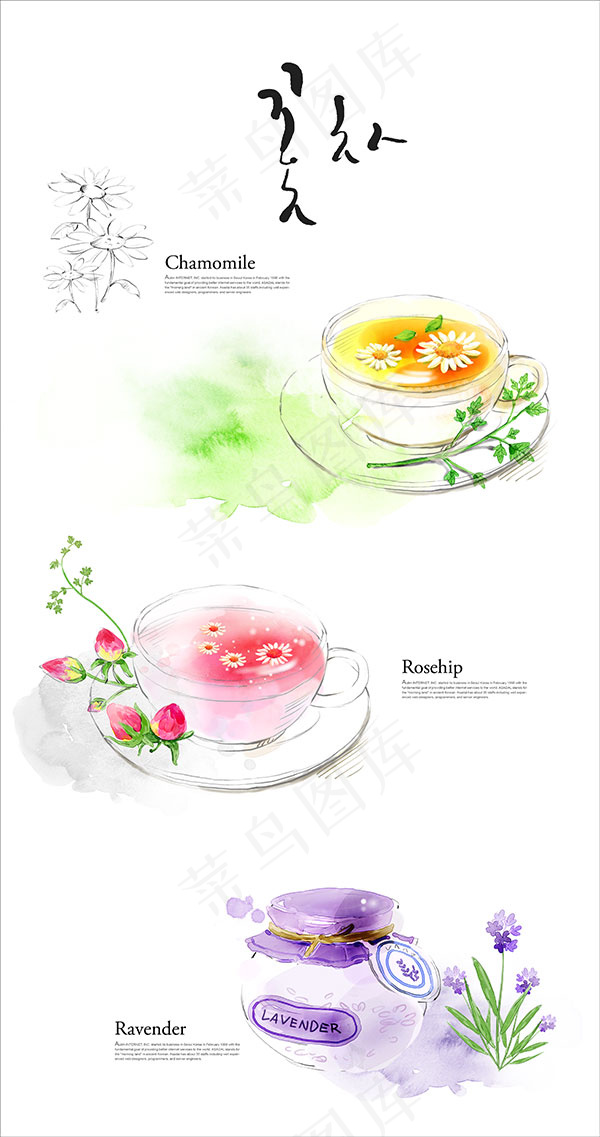 精美时尚花茶(4000X7580(DPI:300))psd模版下载