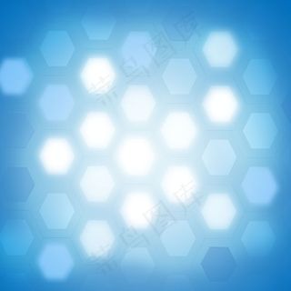 唯美蓝色梦幻背景