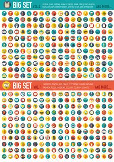 生活圆形图标,免抠元素