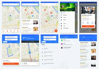 地图导航APP界面