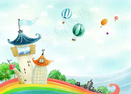 卡通唯美风景