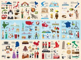 扁平化旅游主题