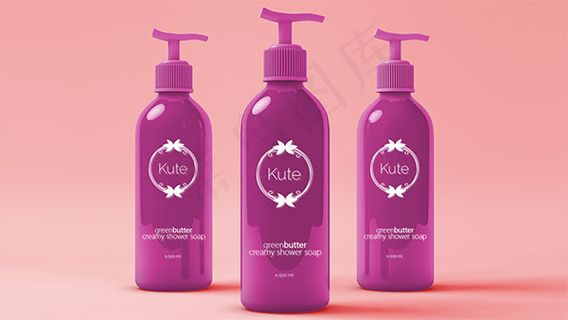 化妆品挤压瓶样机