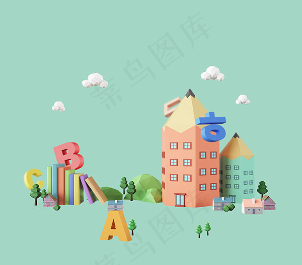 积木建筑智力开发