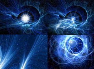 魔幻空间背景,背景元素