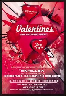 情人节时尚广告