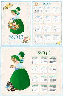 2011年日历模板1 2011年日历模板1