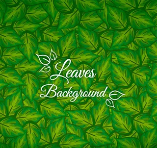 树叶无缝背景